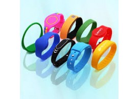 Braceletes Silicone RFID, várias cores